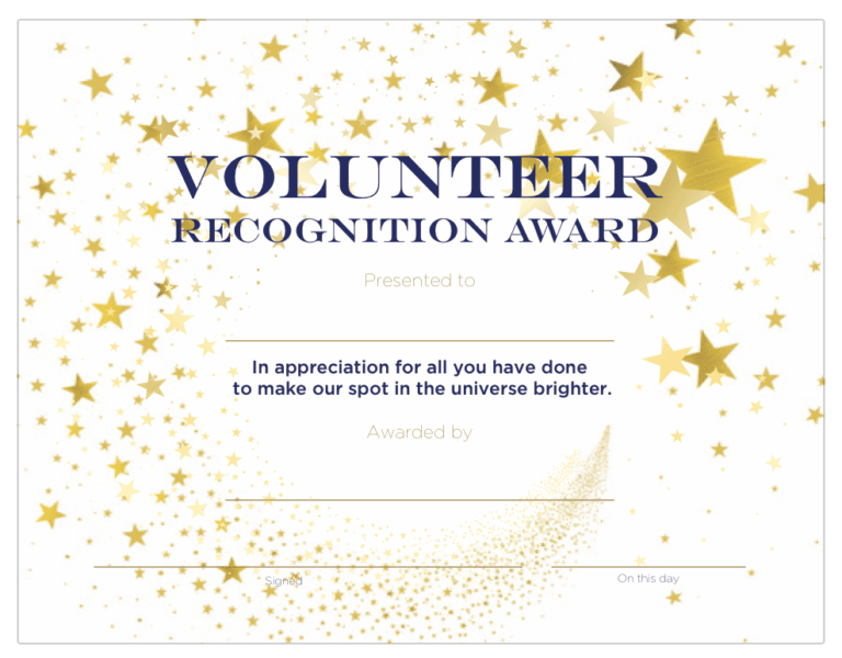 Volunteer Recognition Award Membership Toolkit