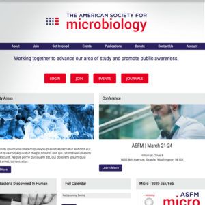 Professional Society Website