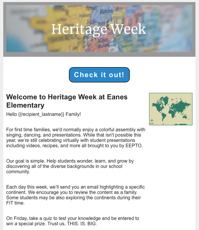 Eanes PTO uses Membership Toolkit newsletter function