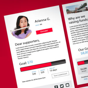 Fundraising Personalized Peer-to-Peer