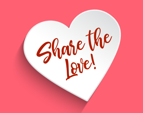 SharetheLove share the love Valentine